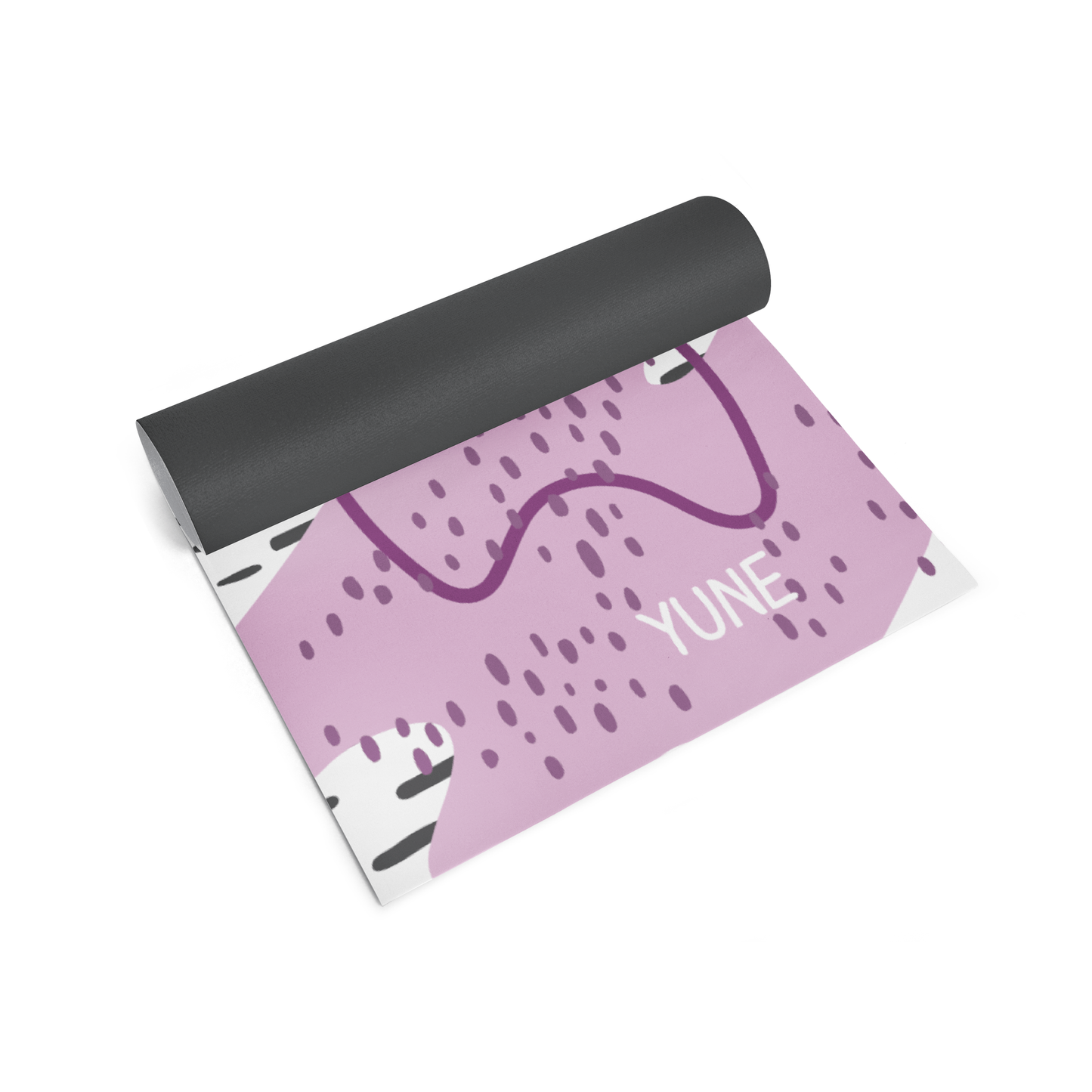 Yoga Mat | 6mm Thick | Pink | Non-Slip | Eco Friendly | Yune Yoga | Boulder
