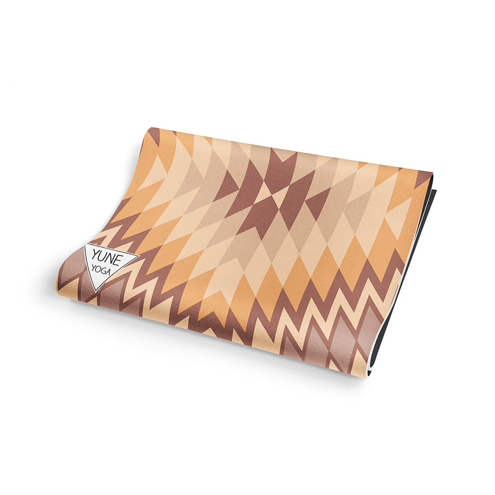 Red Rocks Sunrise Yoga Mat – 6 mm Extra Thick, Double-Sided Non-Slip, Eco-Friendly PER with Desert Sunrise Design | Yune Yoga