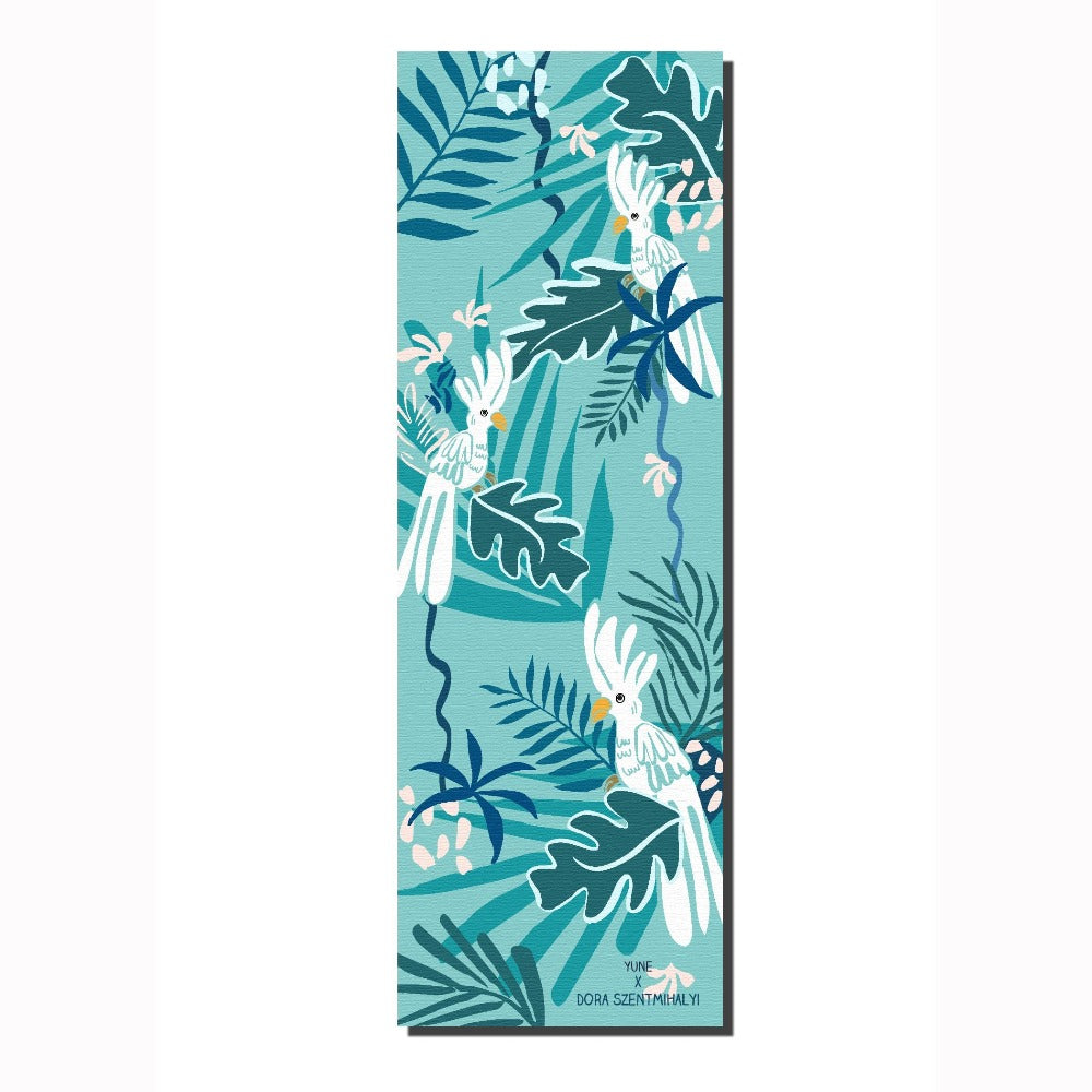 Dora Cacadus Birds Yoga Mat — 6mm Non-Slip, Eco-Friendly Cushion